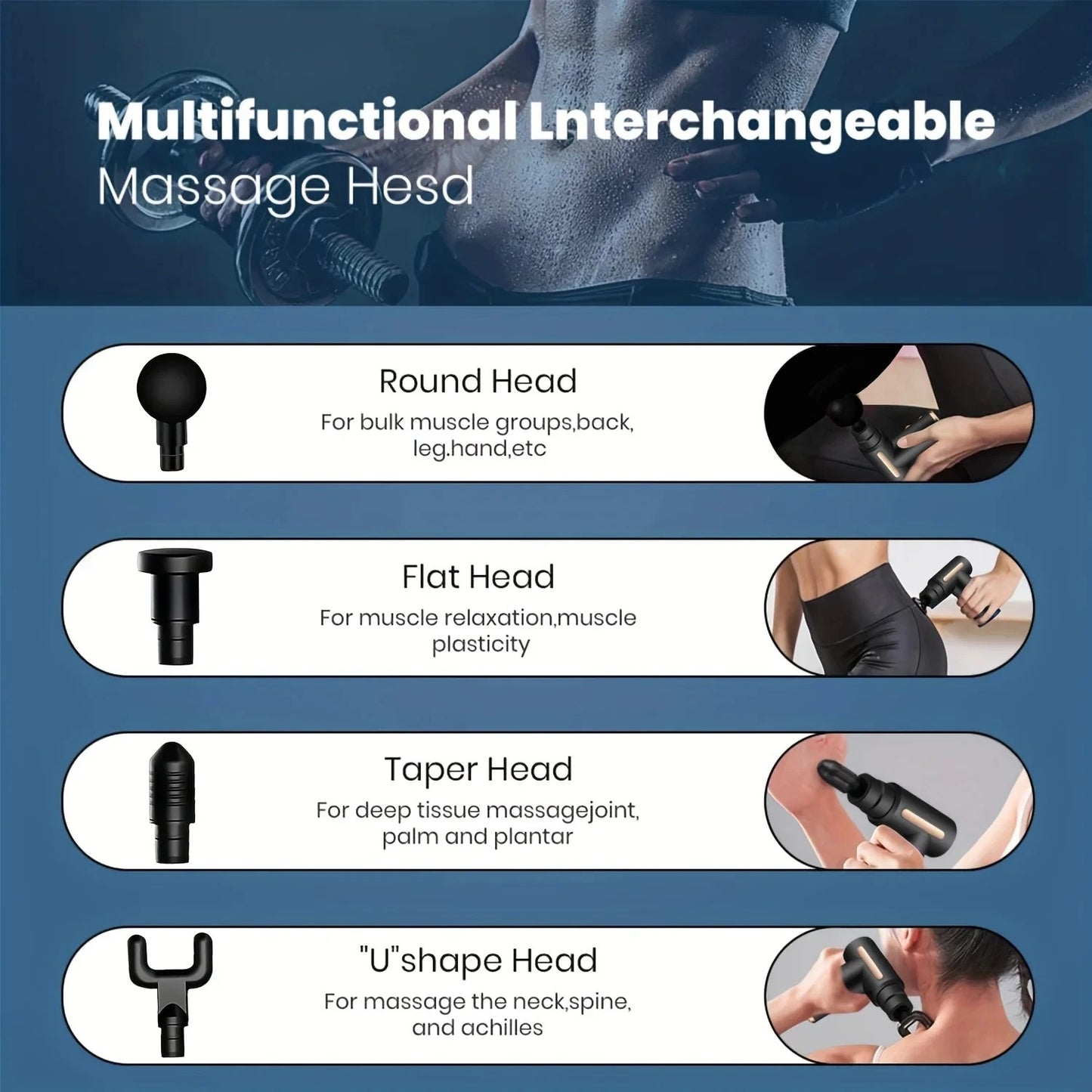 Portable Digital Muscle Recovery Gun